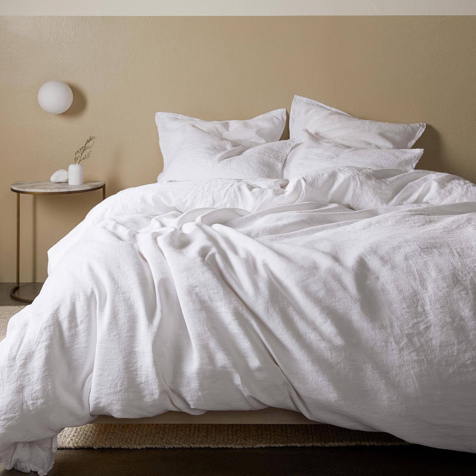 Parachute Linen 3-Piece Sheet Set - White