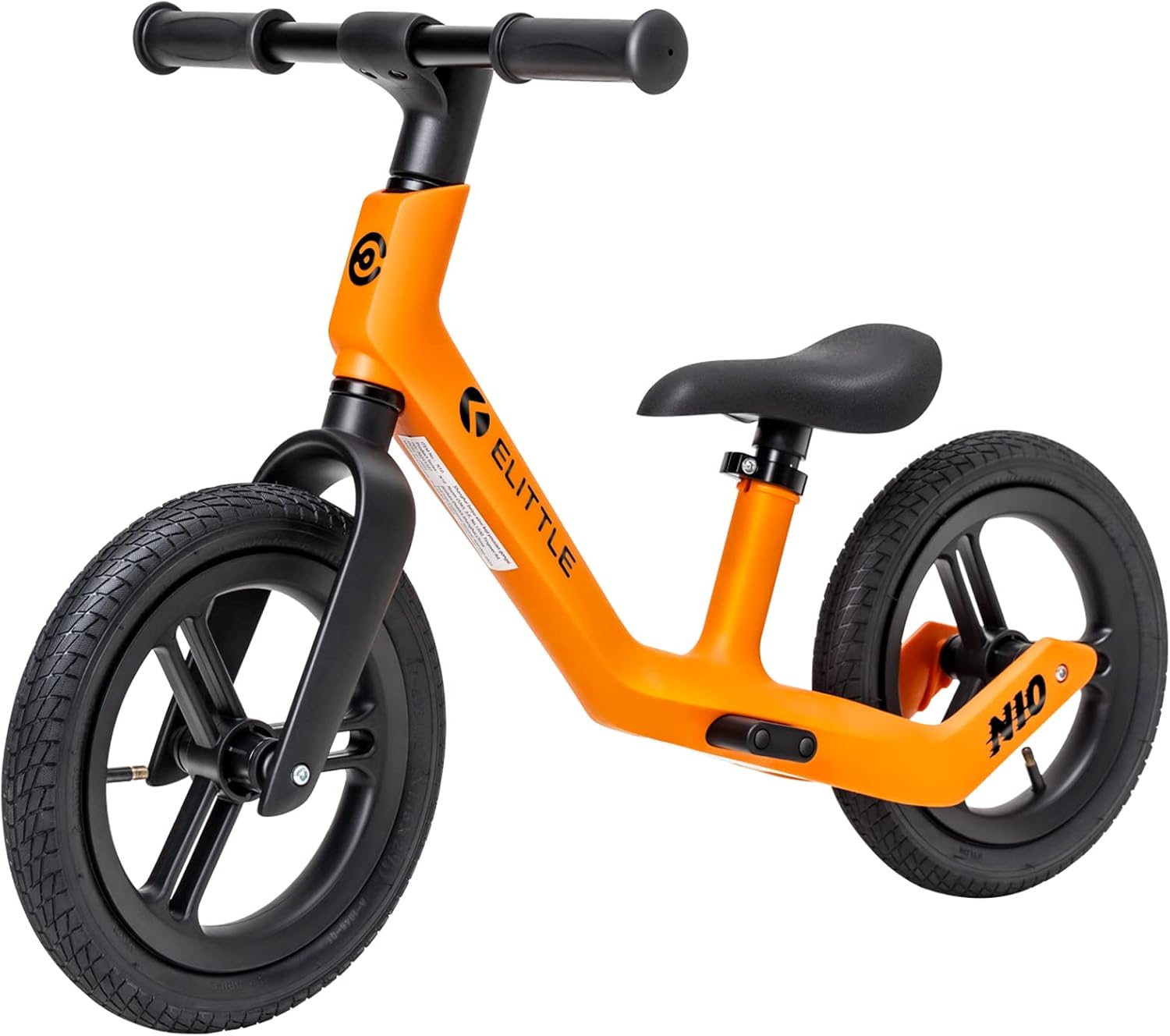 ELITTLE N10 Balance Bike for 2 Years Old Toddler, Outdoor Training Bikes for Boys and Girls Racing, 360&deg;Rotatable Handlebar, Ultra Cool Colors, 12