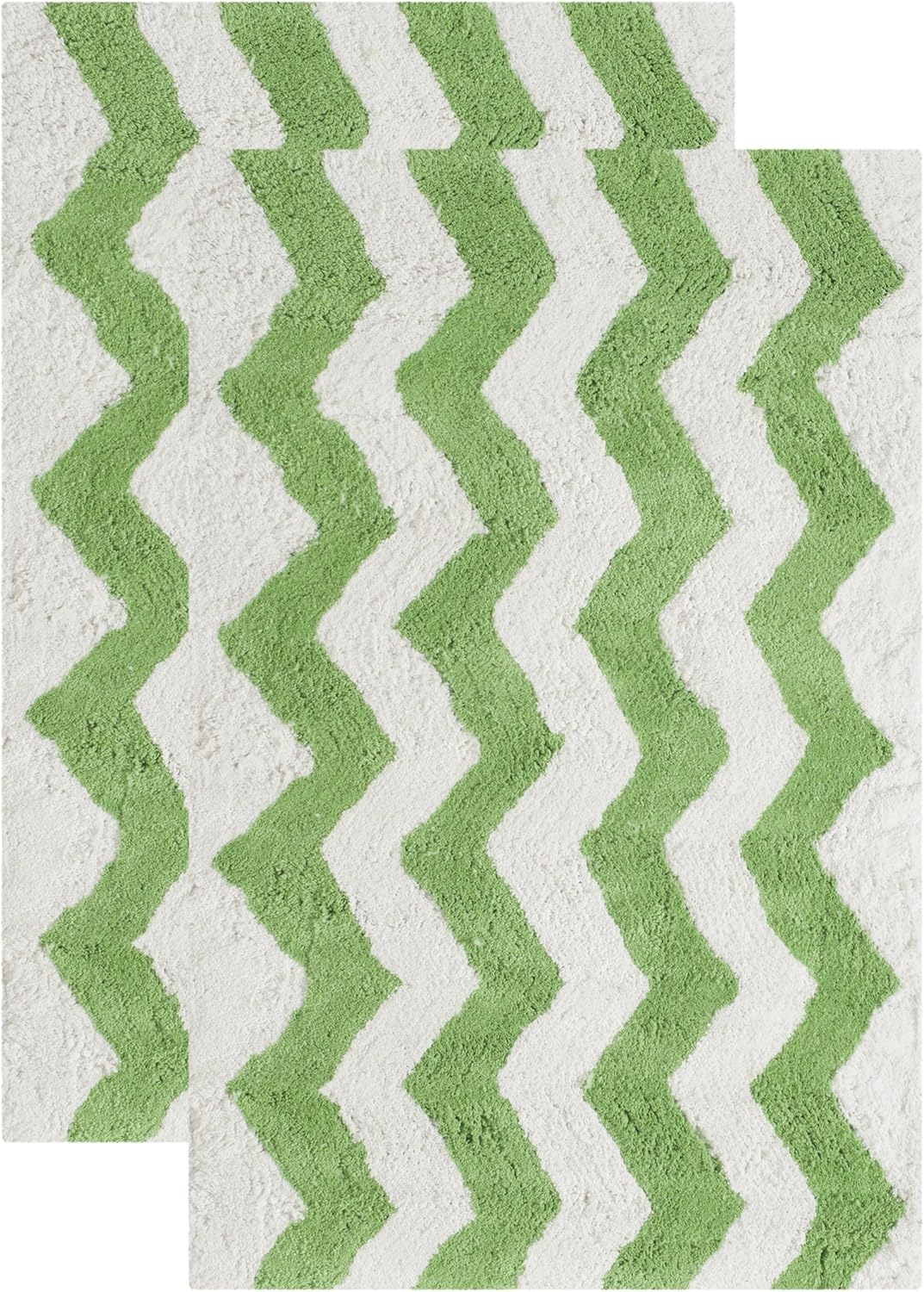 Safavieh Plush Master Bath Collection PMB727B Handmade Saffron Cotton Bath Mat, 1 feet 9 inches by 2 feet 10 inches (1'9