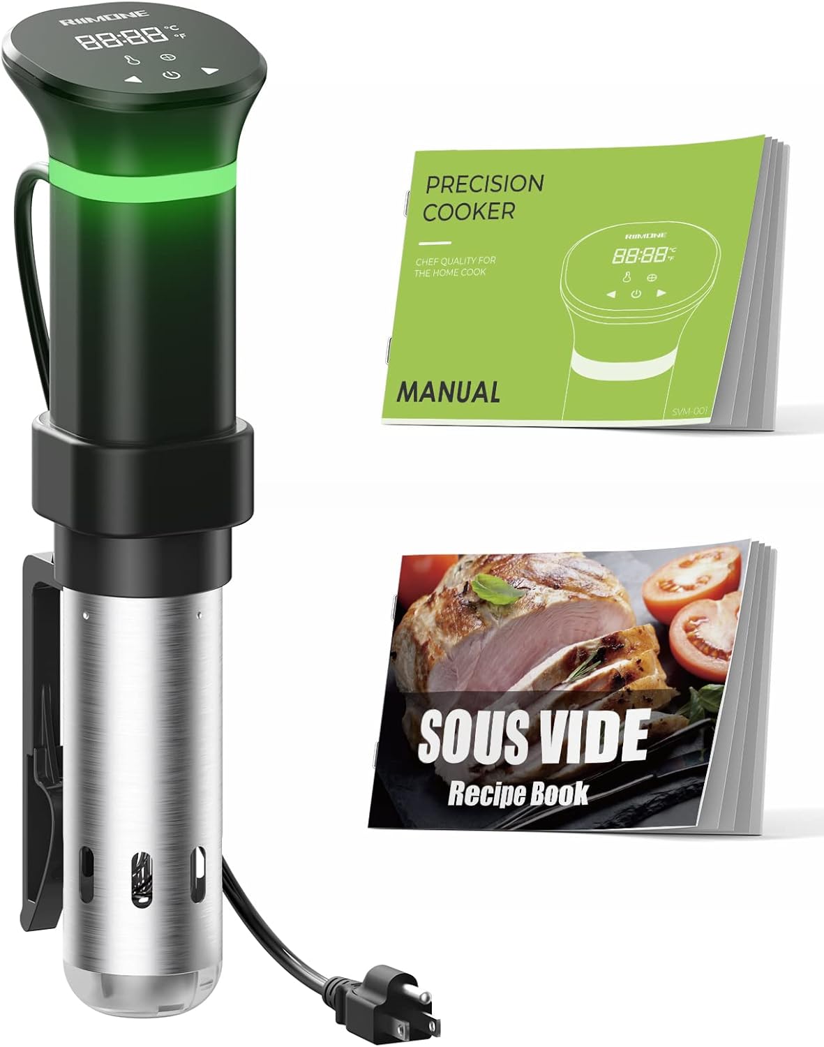 RIIMONE Sous-Vide Precision Cooker Machine, Sous Vide Water Immersion Circulator for Home Precise Cooking