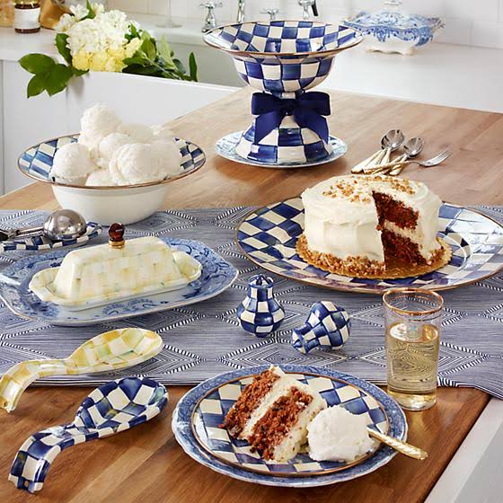 MacKenzie-Childs - Royal Check Salt and Pepper Shakers