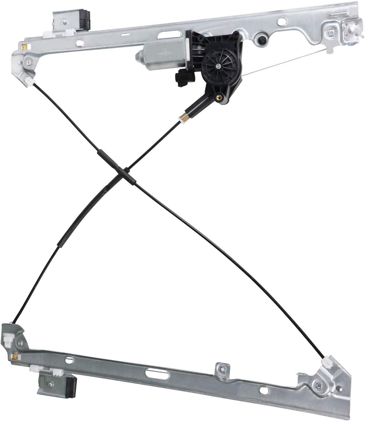 Window Regulator W/Motor Front Left Driver Side for 2002-2006 Cadillac Escalade, 2002-06 Chevrolet Avalanche/Suburban 1500 2500, 2001-06 Chevrolet Silverado/GMC Sierra/Yukon XL 1500 2500 3500 HD Pack of 2