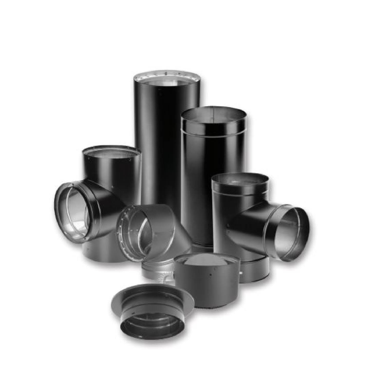 Duravent DVL 6x22 Double-Wall Black Pipe 48x22 Length