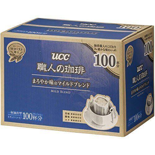 UCC Japan Instant Drip Coffee Mild Blend 100 Packs