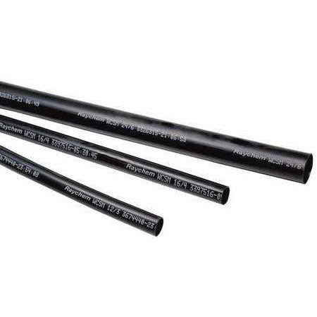 Raychem Wcsm-16/4-150-S-(B50) Shrink Tubing,0.63In Id,Black,6In,Pk50