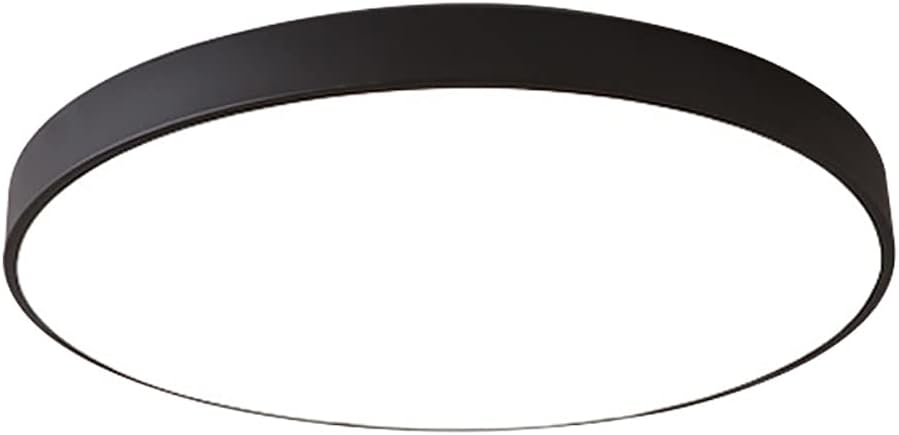 LED Ceiling Light Fixture,21.6Inch 39Watt, Thin Ceiling Lamp Surface Mount for Kitchen Bedroom Utility Laundry Closet Room (White, 17.3in-30W Three-Color dimming)