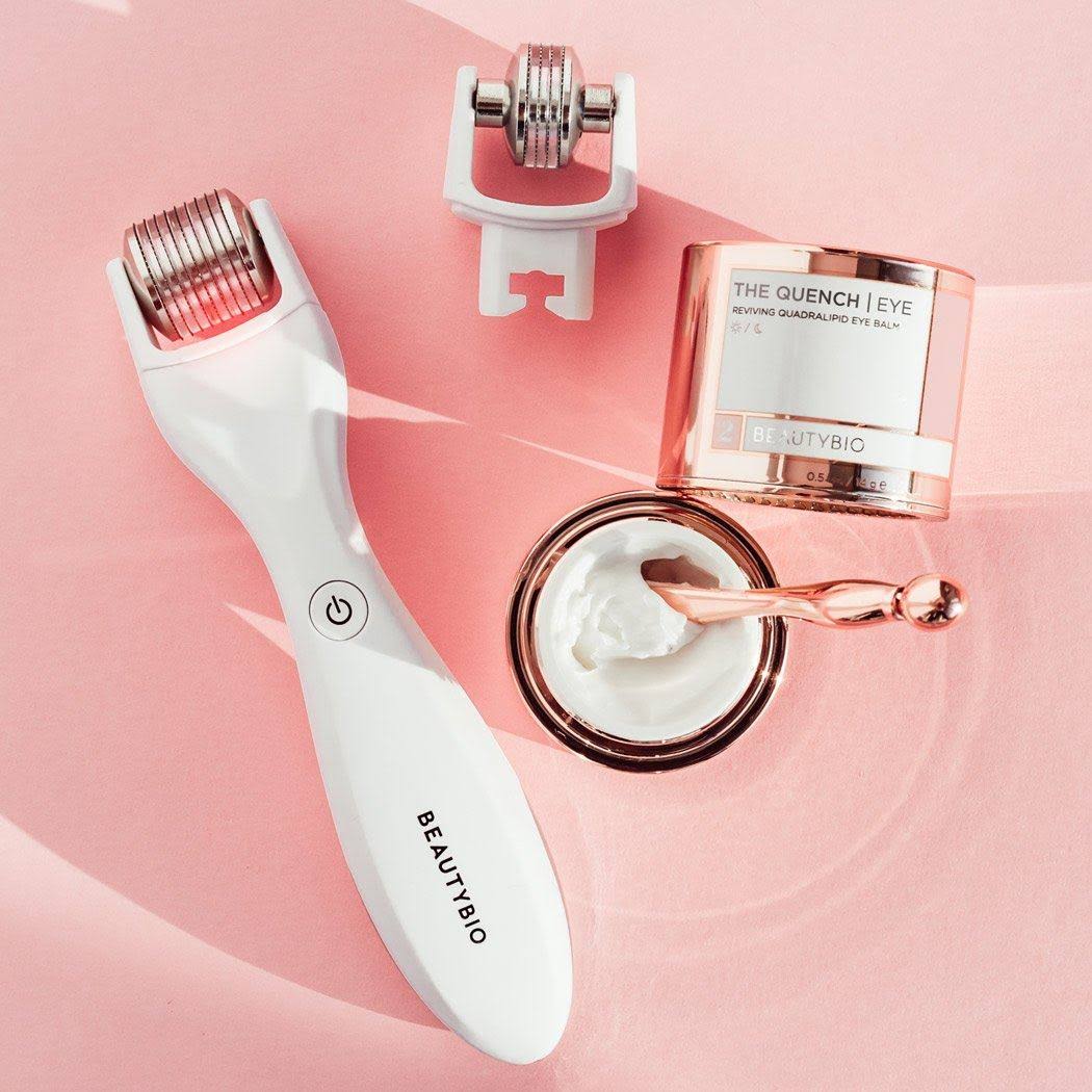 Beautybio Eye Want It All Face + Eye Microneedling Set