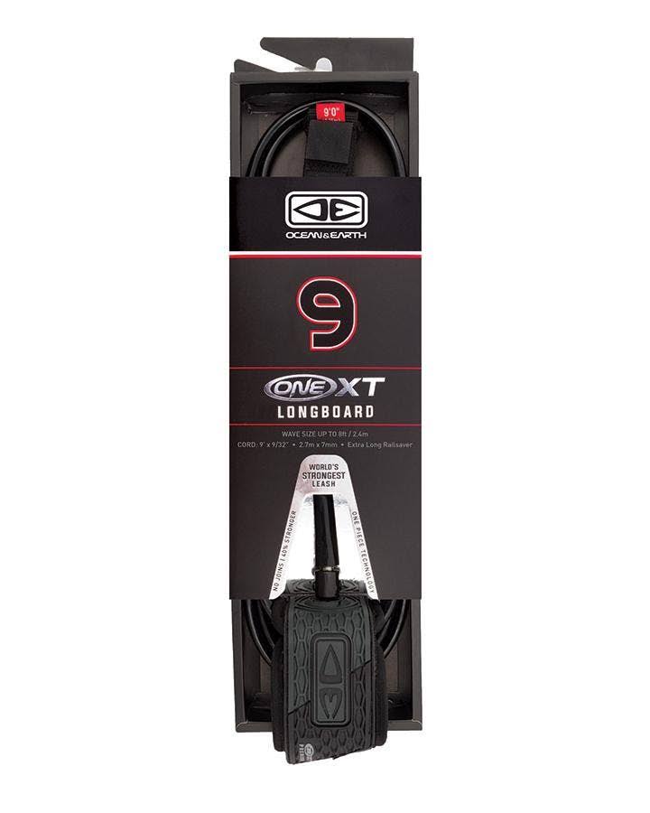 Ocean u0026 Earth Longboard 9&0x22 One XT Leash Black