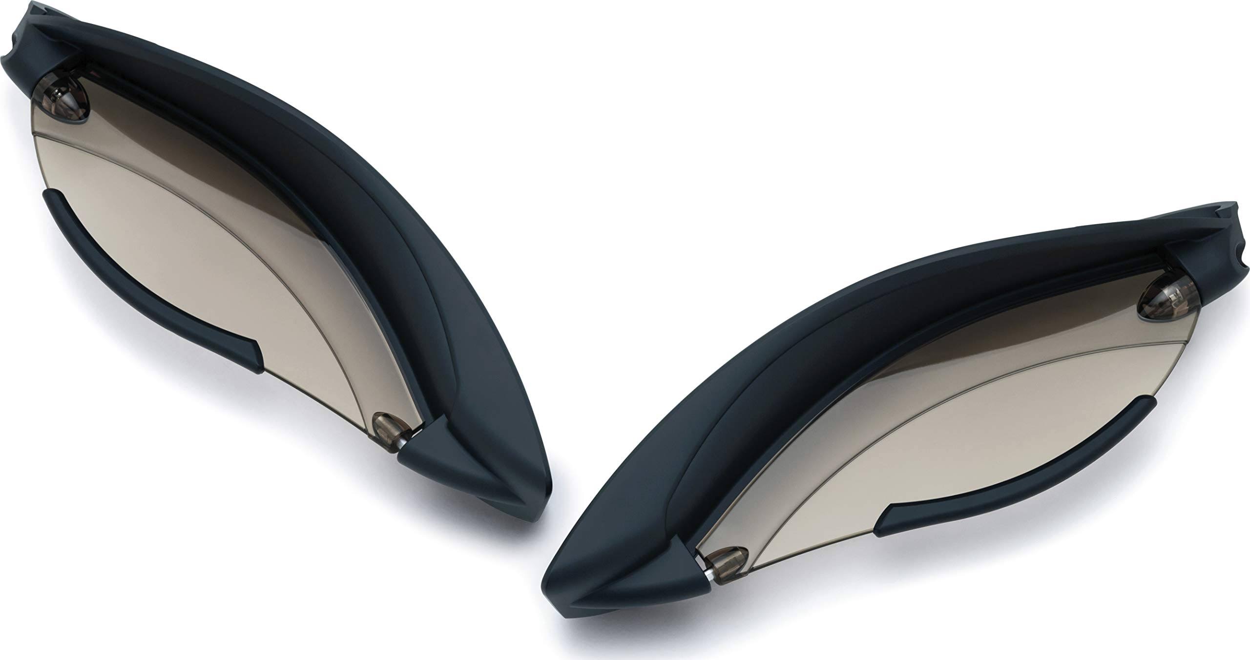 Kuryakyn 1247 Adjustable Fairing Air Deflectors - Black Mounts