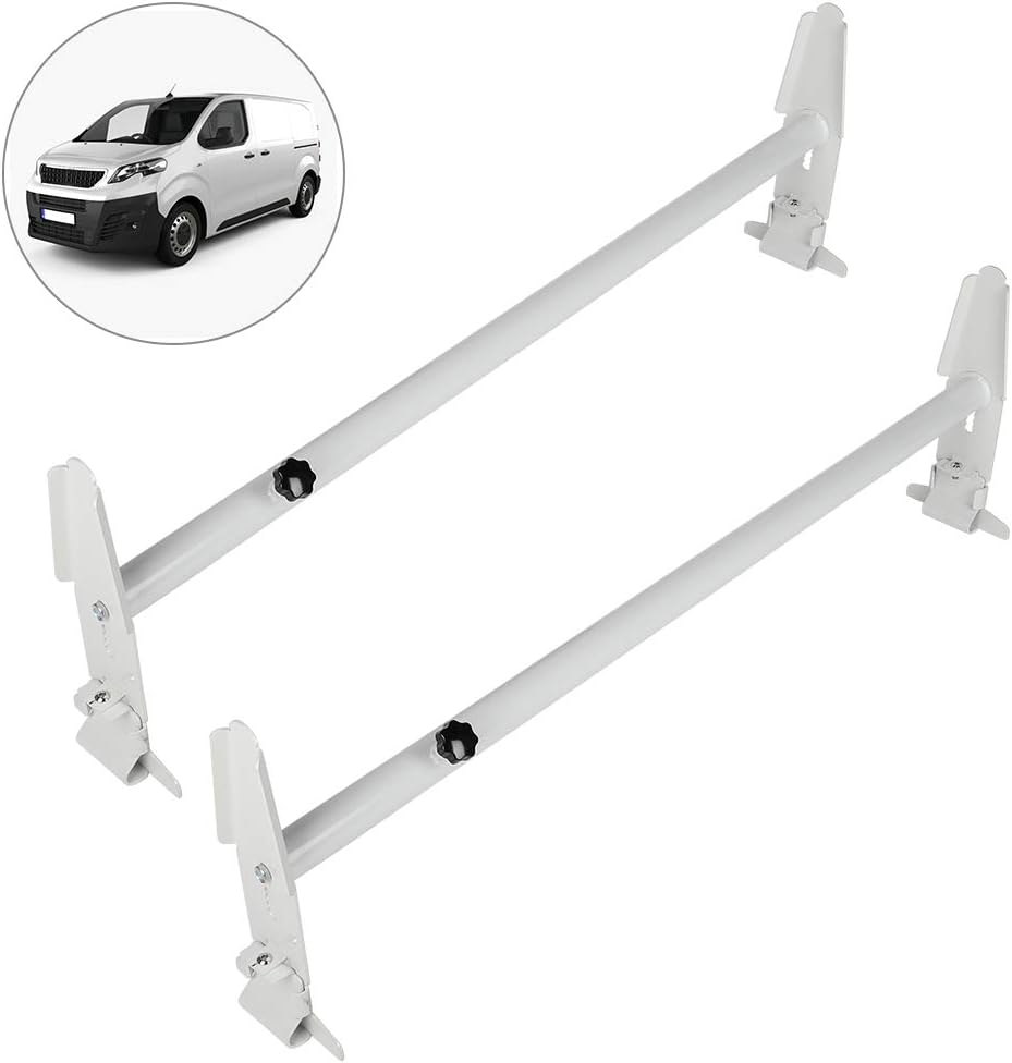OCPTY Extendable Pick-Up Truck Ladder Rack Van Roof Mount 77