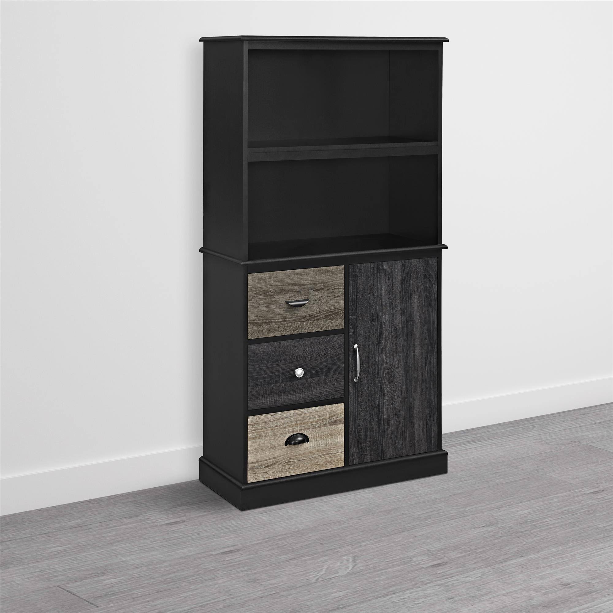 Altra Furniture Blackburn Storage Bookcase - Black