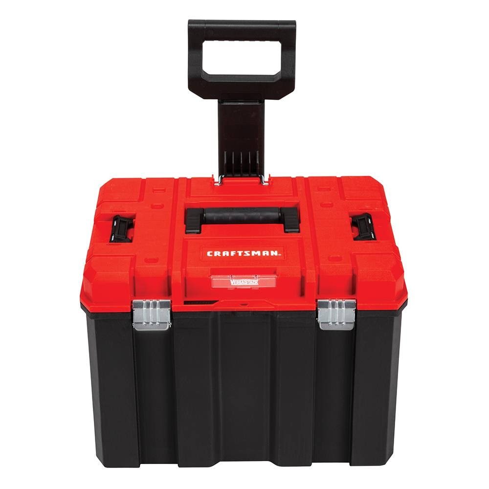 Craftsman VERSASTACK System 20-in Red Plastic Wheels Lockable Tool Box