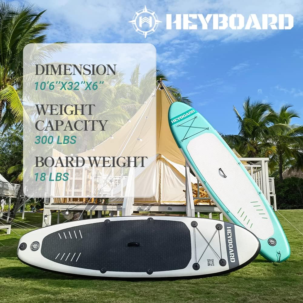 HEYBOARD Inflatable Paddle Board 10'6