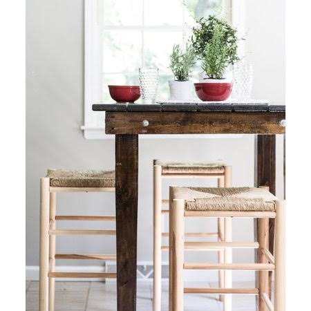 Gracie Oaks Pelkey 30'' Bar Stool, Brown