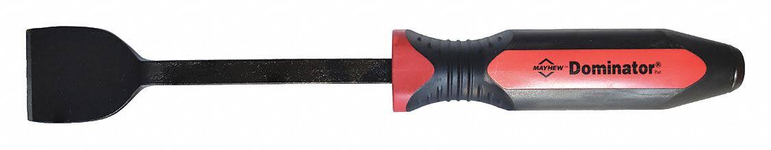 Mayhew Stiff Scraper with 2 in Carbon Steel Blade, Black/Red 14176