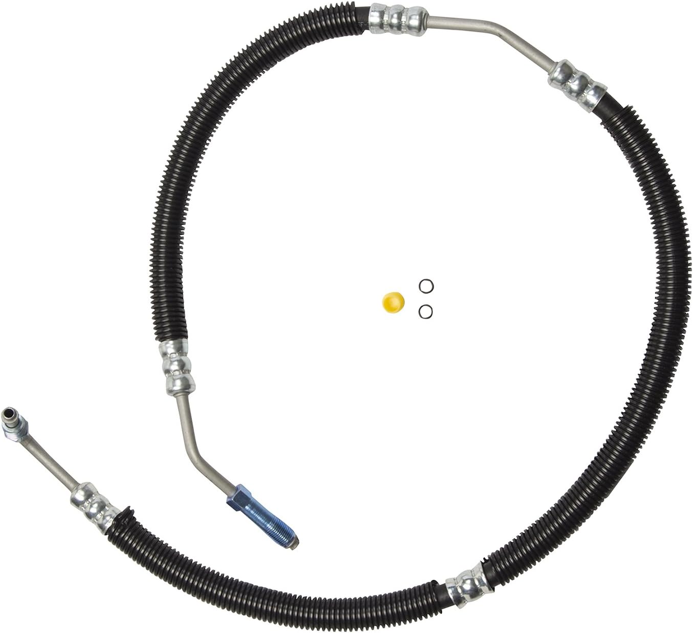 Edelmann 80475 Power Steering Pressure Hose, Black