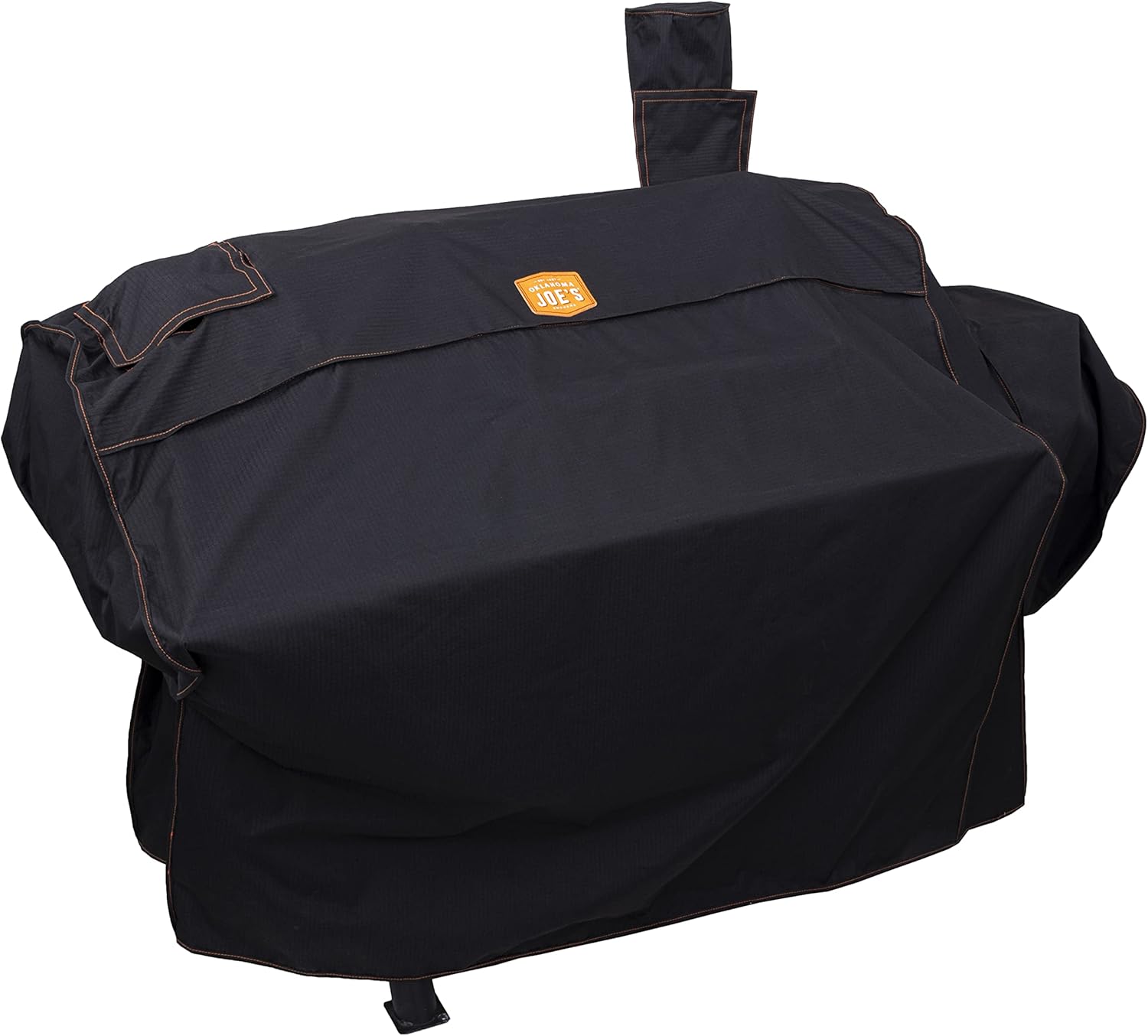 Oklahoma Joe's 2855872P04 Longhorn Reverse Flow Anthem Series Rip-Stop Offset Smoker Cover, Black Pack of 2