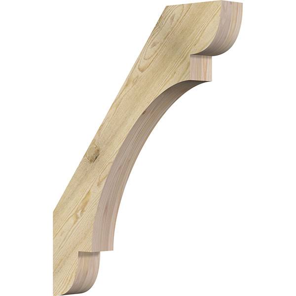 Ekena Millwork 4x22W x 28x22D x 36x22H Olympic Rough Sawn Brace, Douglas Fir