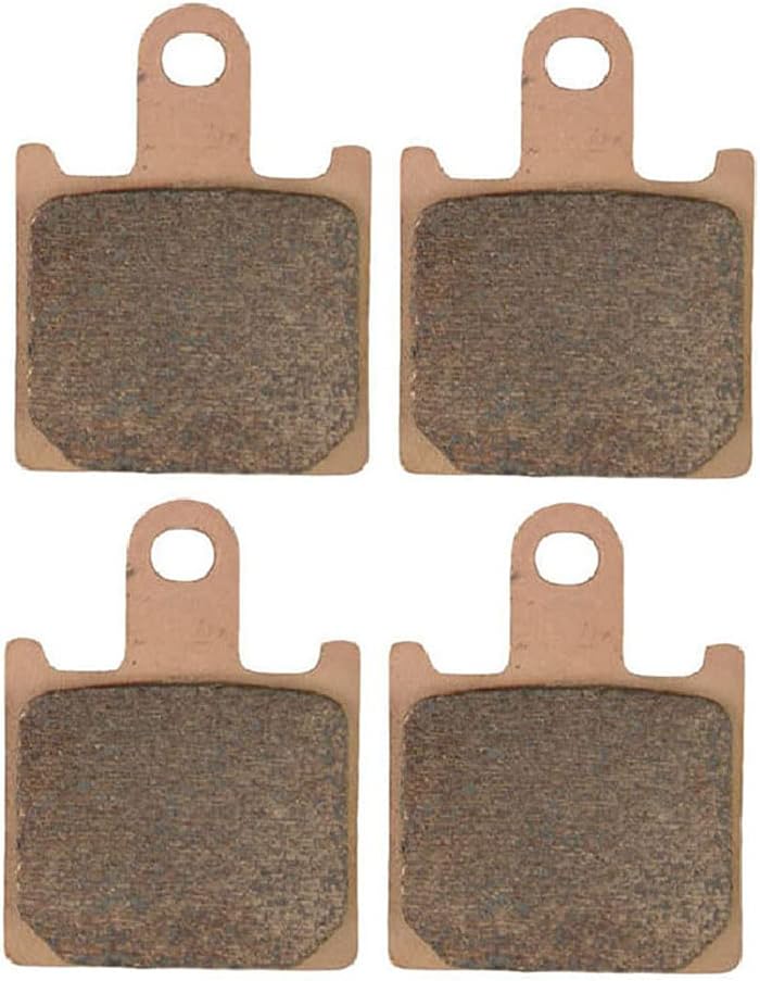 AHL Front & Rear Brake Pads Set for Kawasaki Concours 14 (ZG1400) ZG 1400/ GTR1400 GTR 1400 2008 2009 2010 2011 2012 2013 2014 (Sintered copper-based) Pack of 2