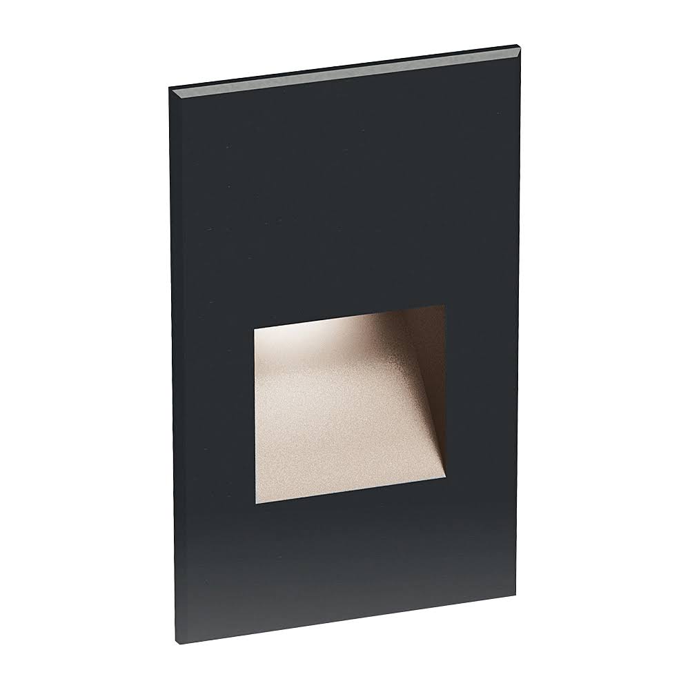 WAC Lighting LED 12V LEDme Vertical Step and Wall Light Black