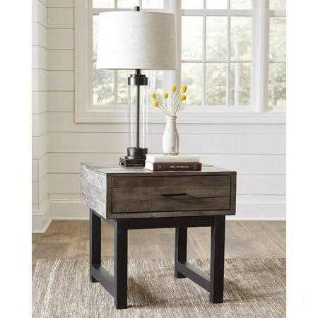 Gracie Oaks Malachy End Table with Storage