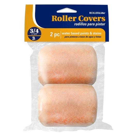 RollerLite 4EMF8038D 4x22 x 3/8x22 Microfiber Mini Roller Covers 48 Pack