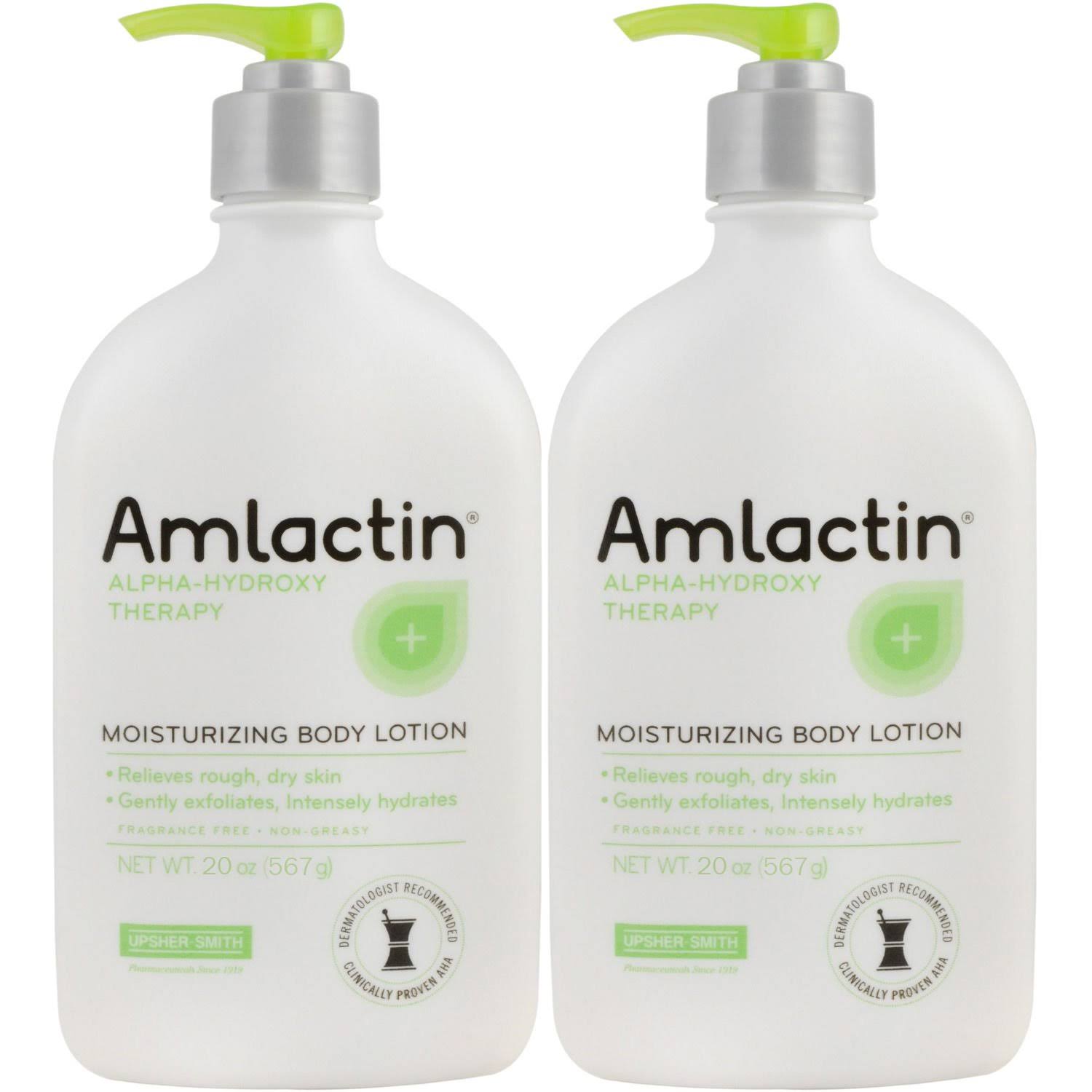 2 Pack Amlactin 12 % Moisturizing Lotion - 567 G / 20 oz