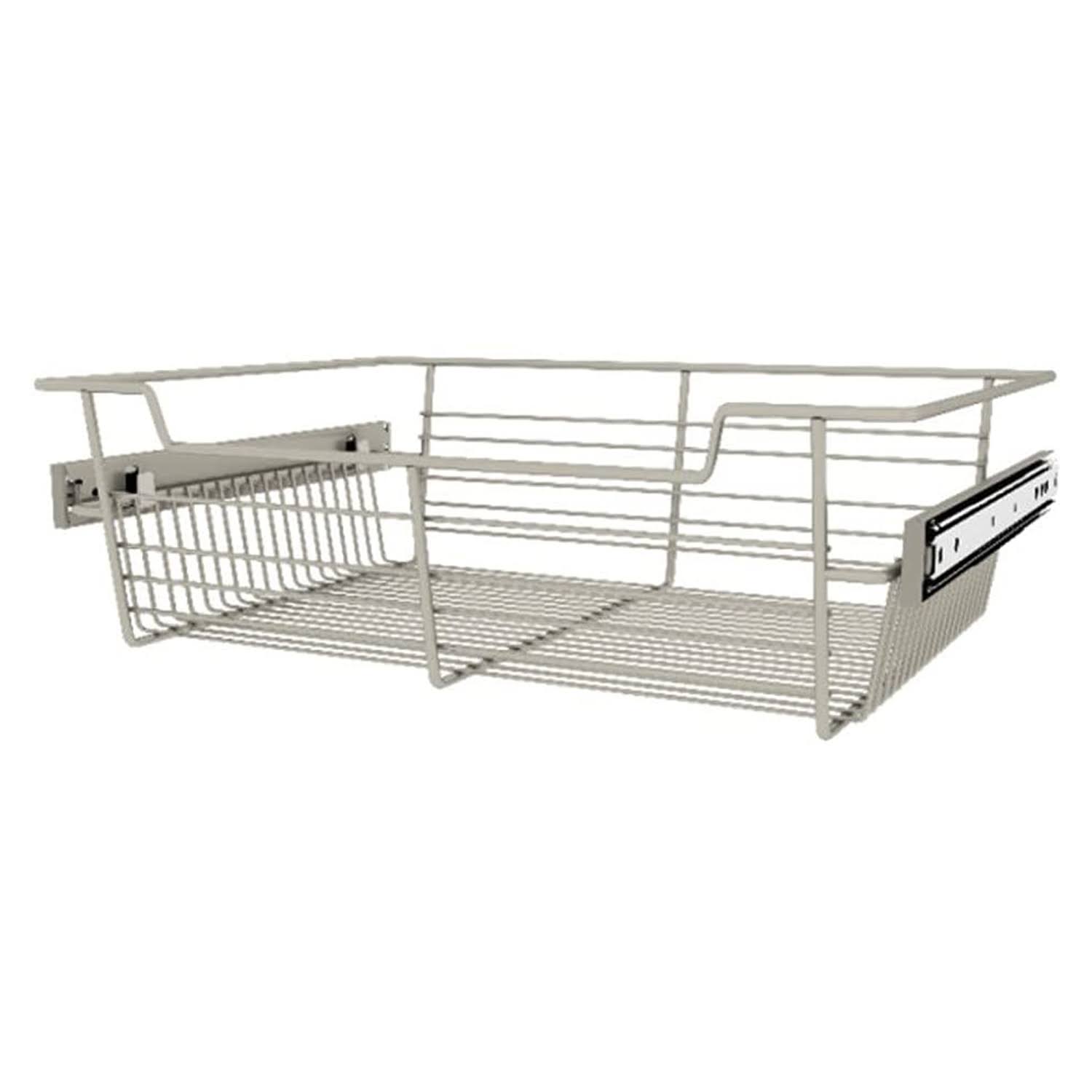 Rev-A-Shelf Sidelines CBSL-181410SN-3 18x22 Satin Nickel Closet Basket (3 Pack) at Spreetail (VMinnovations | VM Express)