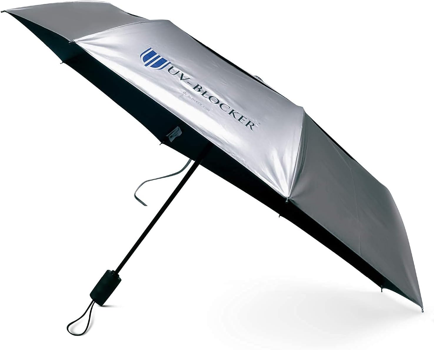 UV-Blocking Compact Sun Protection UV Umbrella - Handheld Portable Beach Umbrellas Provide UPF 55+ Protection & Effectively Block 99% of UVA UVB Light - Windproof Sun Blocking Umbrella