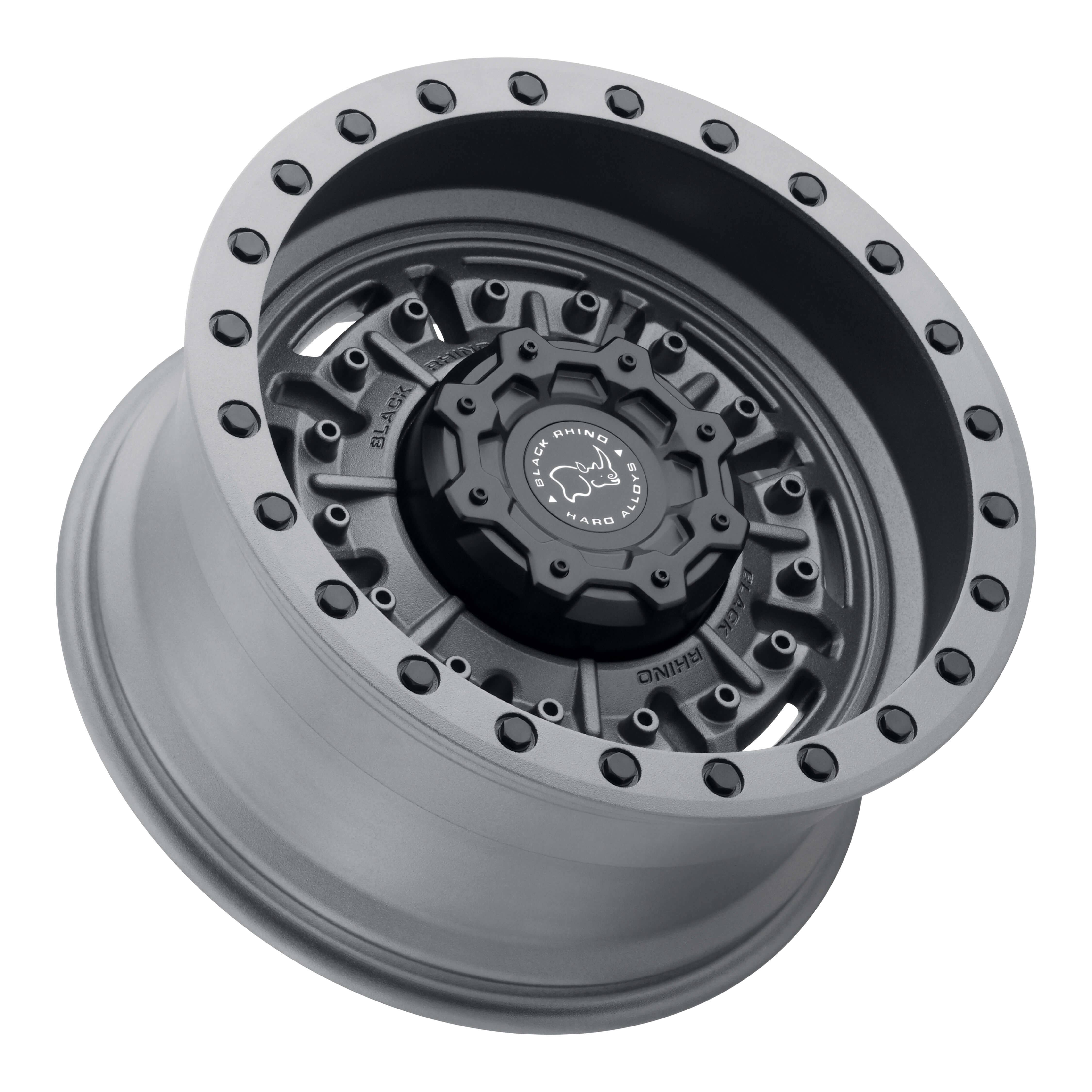 Black Rhino Abrams Matte Gunmetal Wheels | 1795ABR-88170G25