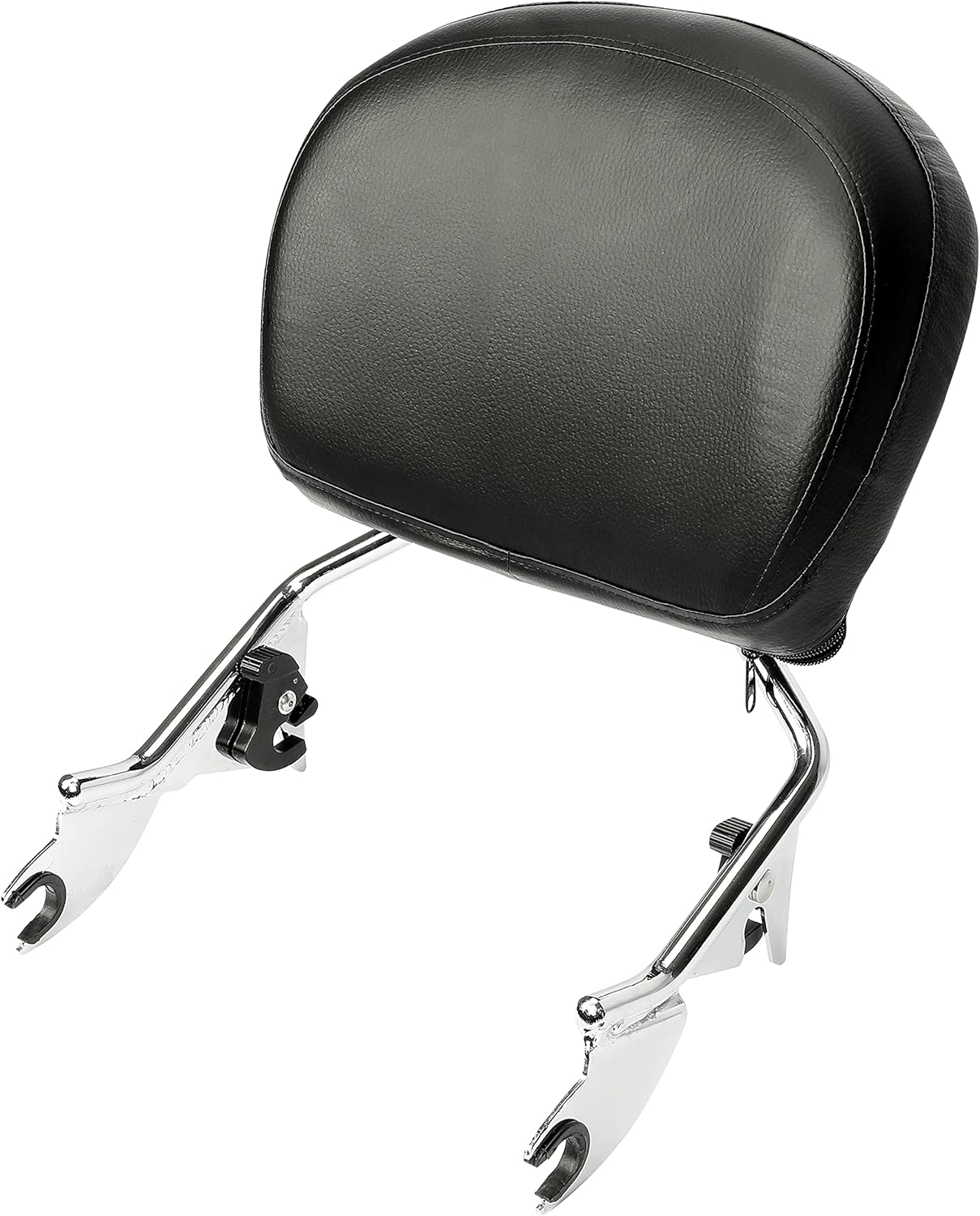 HECASA Chrome Detachable Sissy Bar w/Backrest Pad Compatible with 2009-2021 Harley Touring FLHR FLHX FLHT FLTR