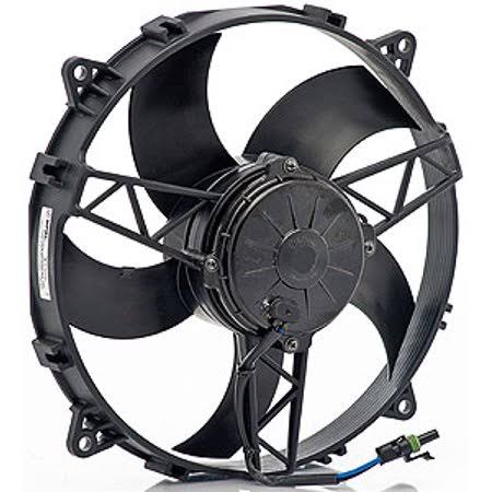 Be Cool 75041 Qualifier Euro-Black 11x22 Puller Fan