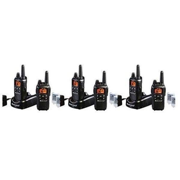 Midland LXT600VP3 Frs/gmrs 2-Way Radio Up to 26-Miles 36 Channels, 6 Pack