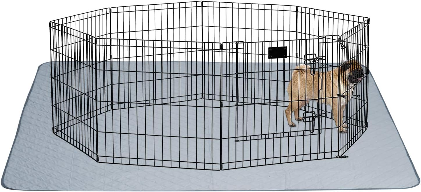 Niubya Washable Dog Pee Pads, Waterproof Reusable Puppy Pad, Super Absorbent Pet Pee Pads for Training, Travel, Whelping, Waterproof Doggy Pee Pads (71