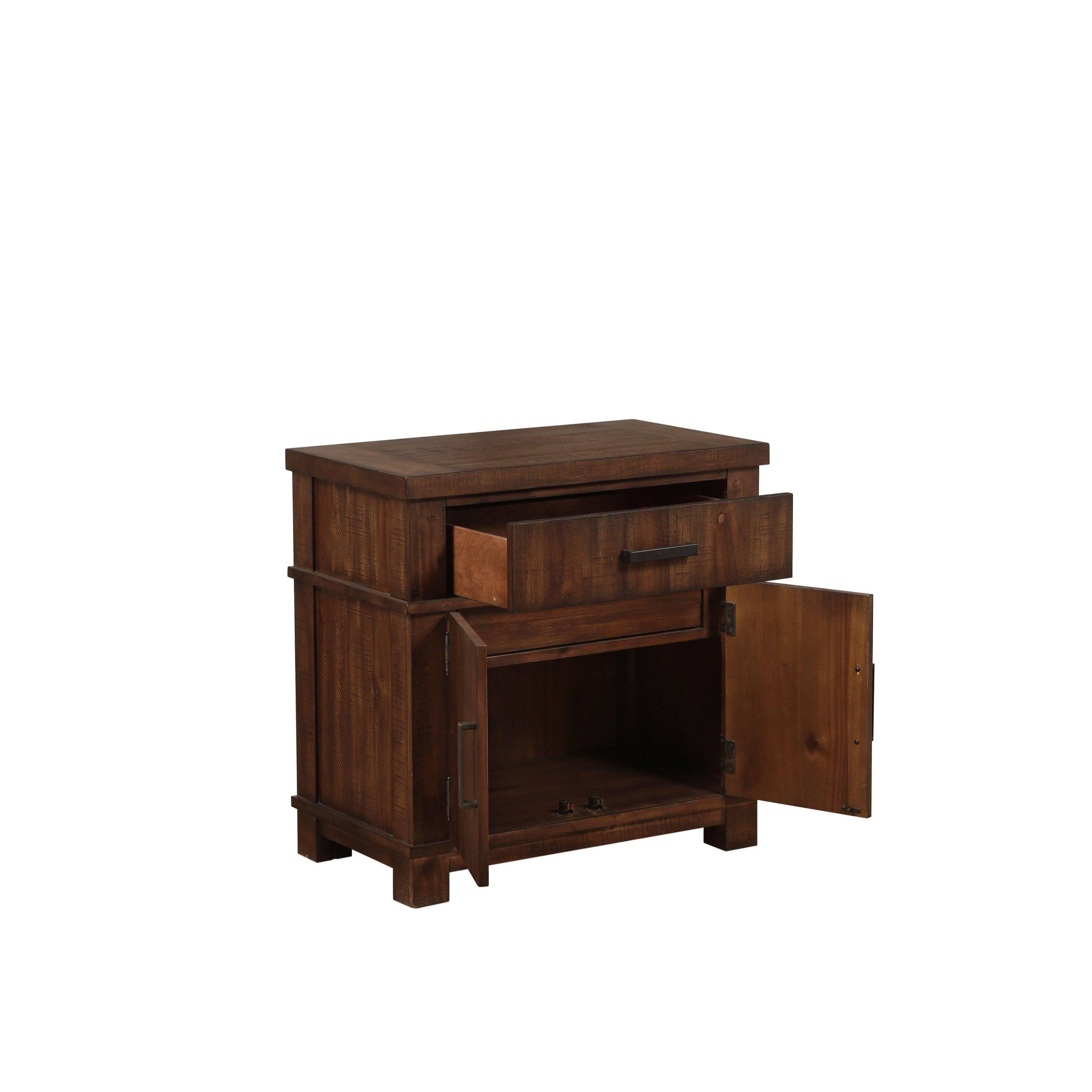 Acme Vibia Nightstand Cherry Oak