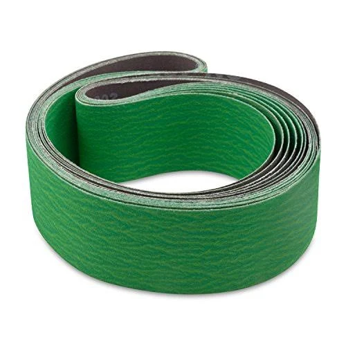 2 x 42 inch 40 Grit Metal Grinding Ceramic Sanding Belts Extra Long Life 6 Pack