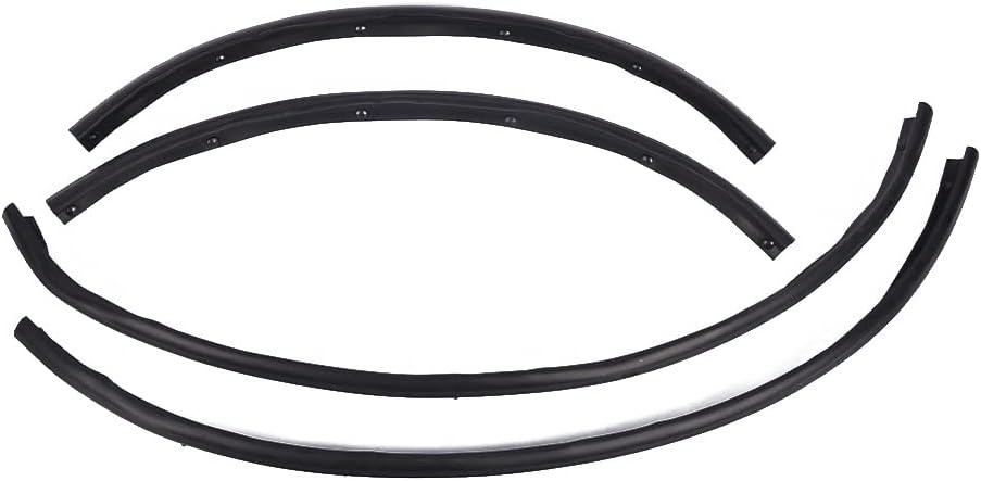 Getfarway 4 Pcs Lower Door Rubber Weather Strip Seal Compatible with Ford F250 F350 F450 F550 Super Duty1999-2016, Ford Excursion 2000-2005 Replaces F81Z-2520758-AA 1C3Z26253A24A, Impact Resistance