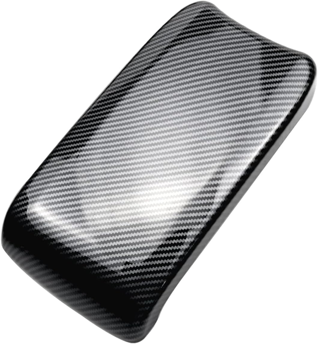 CDEFG Center Console Cover for Civic: Console Armrest Shell for 2018 2019 2020 2021 Civic Sedan Interior Accessories Arm Rest Protective Decorative Sticker Trim Carbon Fiber (3PCS) Pack of 2