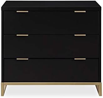 Rosebery Kids 3-Drawer Dresser in Black