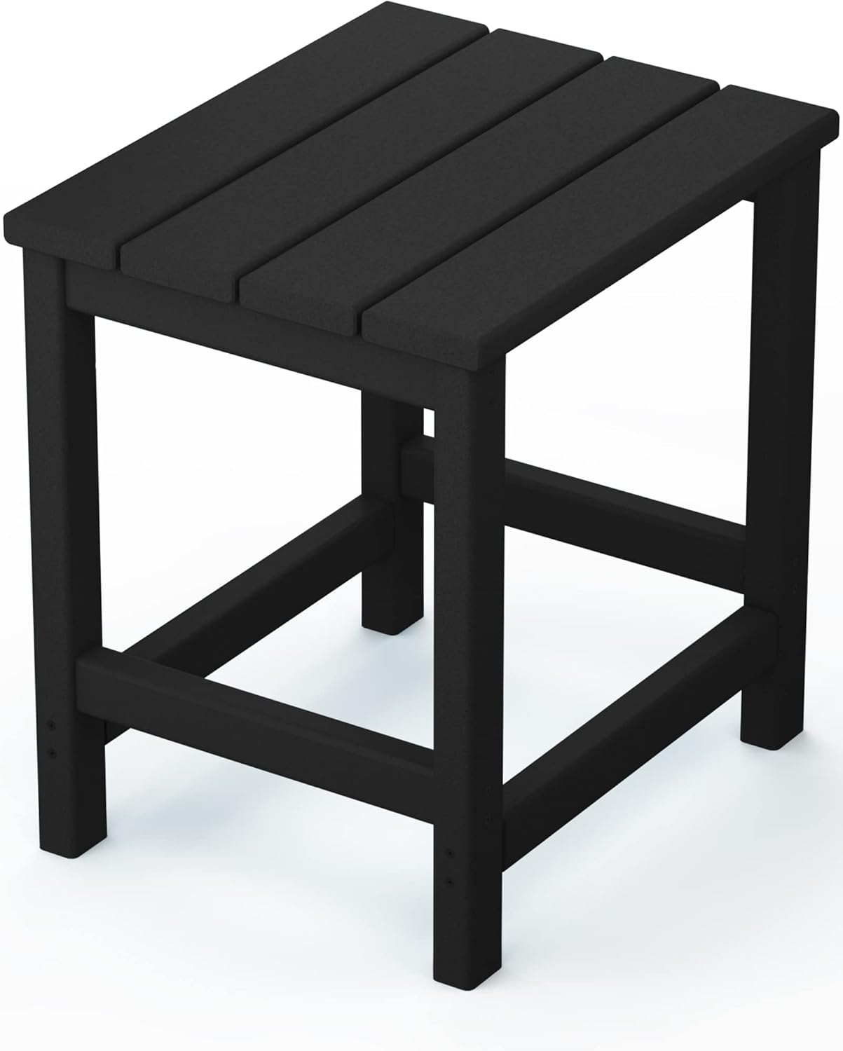 KINGYES Outdoor Side Table, Rectangular Adirondack End Table for Patio, Light Blue