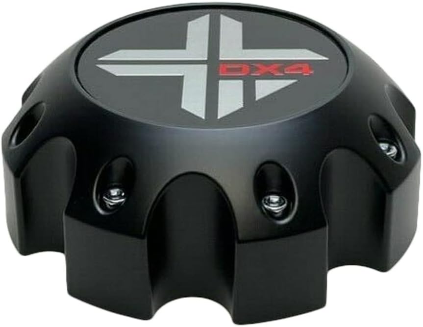 DX4 Matte Black Wheel Center Cap 8 Lug 73062090F-6
