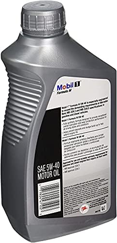 ExxonMobil Mobil 1 Formula M 5W-40 Motor Oil, 6 X 1 Liter Pack of 2