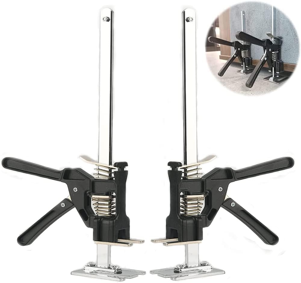 Arm Tool Lift 2PCS Labor Saving Arm，Wall Tile Locator, Multi-Function Height Adjustment Lifting Device,Door Panel Lifting Cabinet Jack Board Lifter, Men's Labor-Saving Tool Pack of 2
