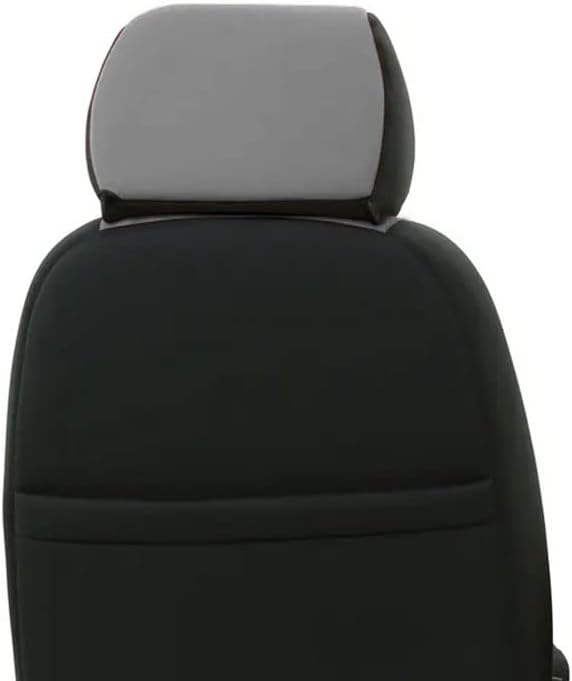 CarsCover Custom Fit 2009-2016 Dodge Ram 1500 2500 3500 Pickup Truck Neoprene Car Front Seat Covers Gray & Black Sides Driver & Passenger Cover