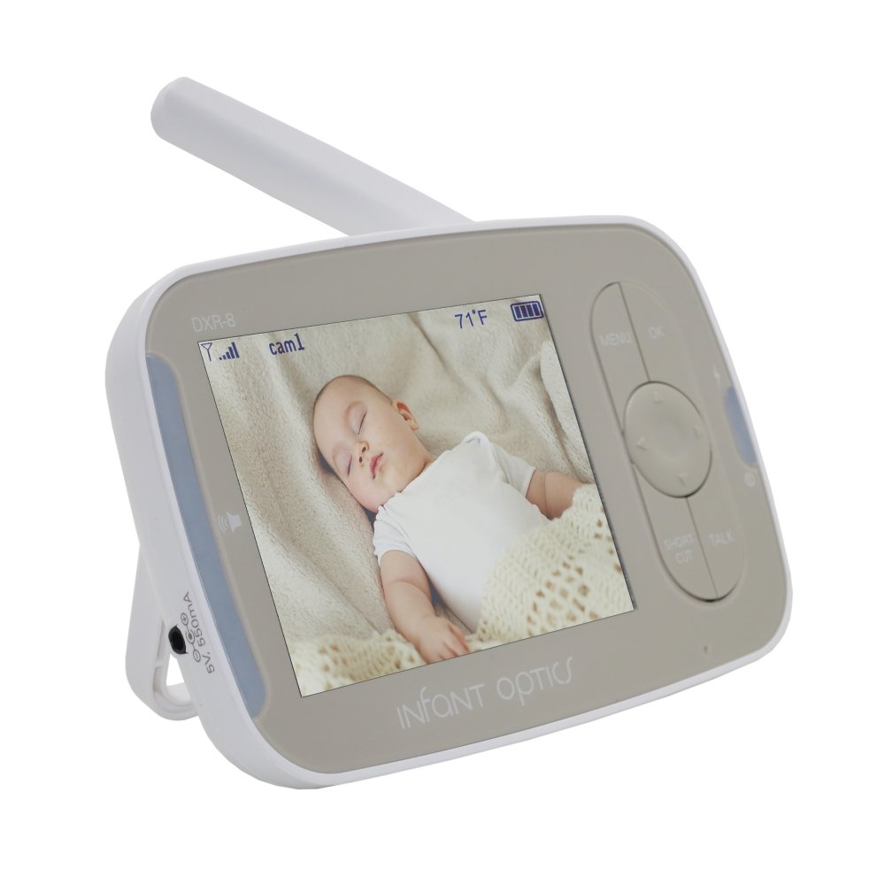Infant Optics Accessories, DXR8 Standalone Monitor Unit ONLY v2.1 with RoundPin Charging Port Without Camera Unit and Battery, White