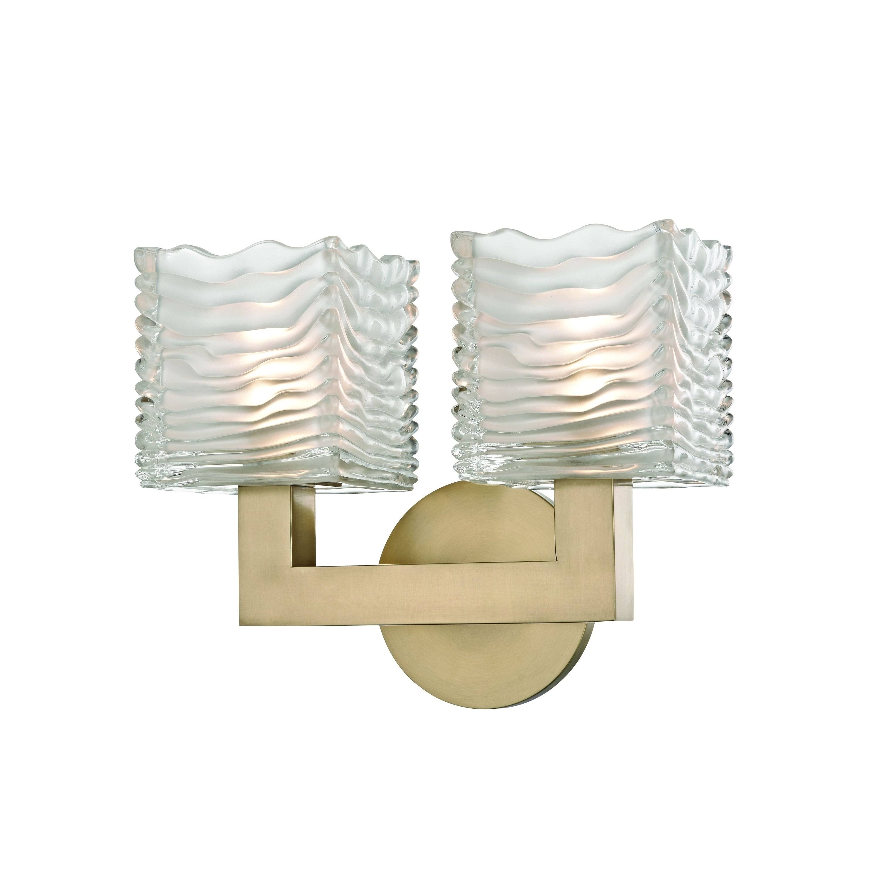 Hudson Valley 5442-AGB Sagamore 2 Light Bath BRACKET, Aged Brass