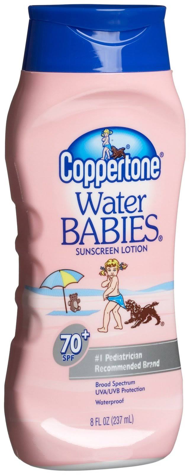 Coppertone Water Babies SPF 70, 8oz Pack of 2