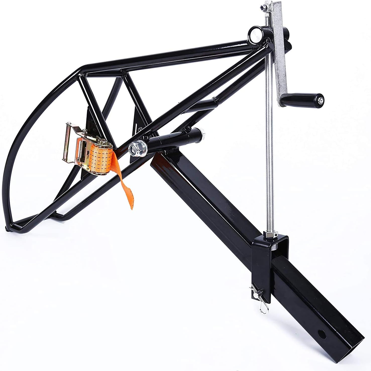 ECOTRIC Motorcycle Receiver Hitch Hauler Trailer Tow Dolly Rack Carrier 2&rdquo;Class II Class III Receiver Black