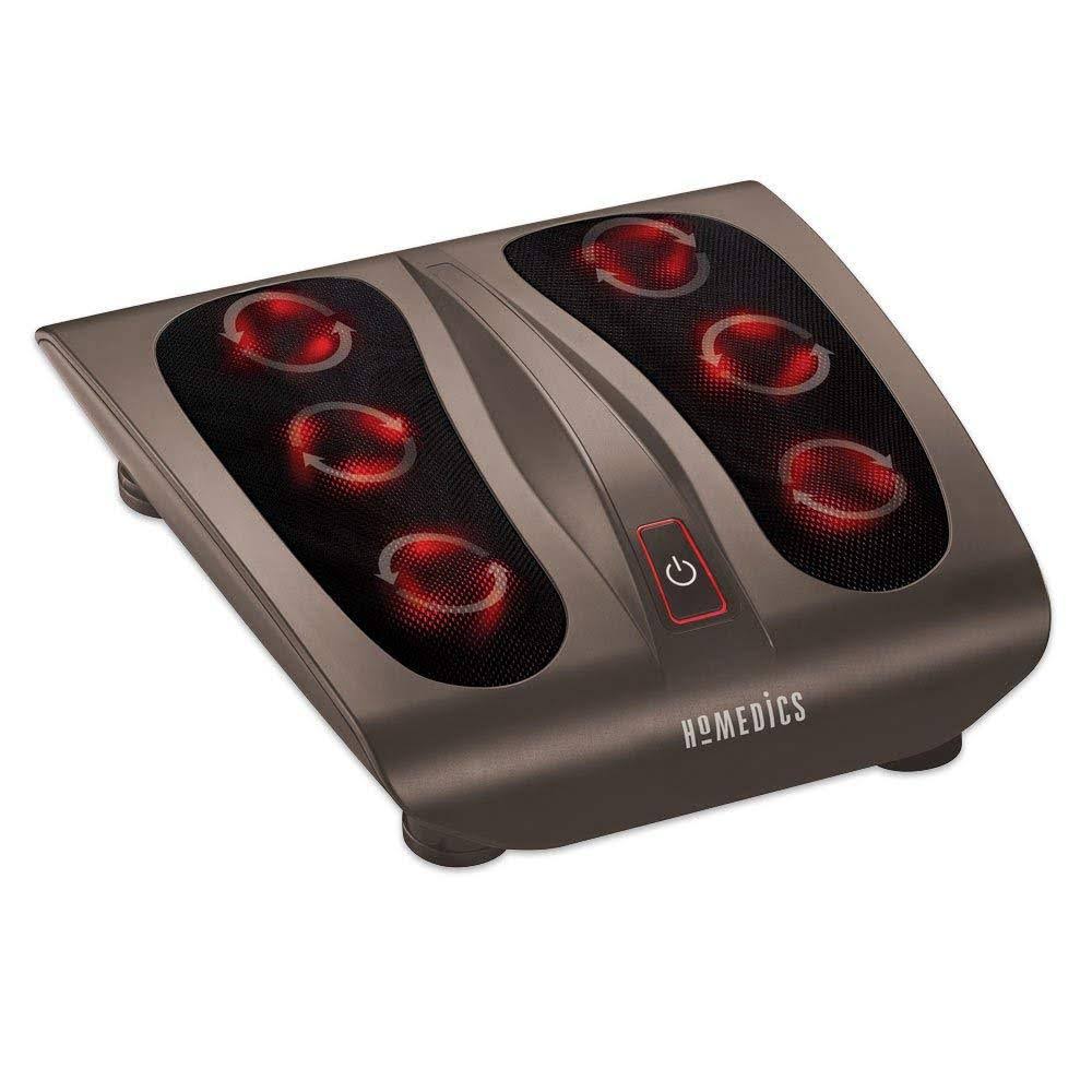 Homedics, Triple Action Shiatsu Foot Massager with Heat | Deep-Kneading Rotating