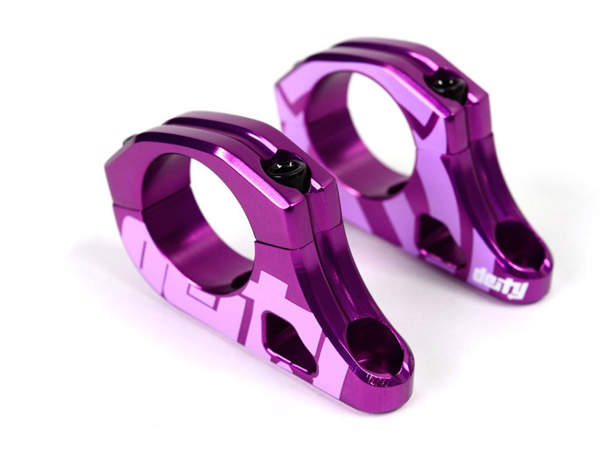 Deity Micro Direct Mount Stem, Black/Red/White